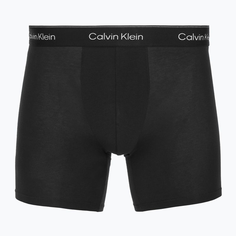 Bokserki Calvin Klein LV00NB4394 Brief 3 pary black/chalk logo/black/currie 2