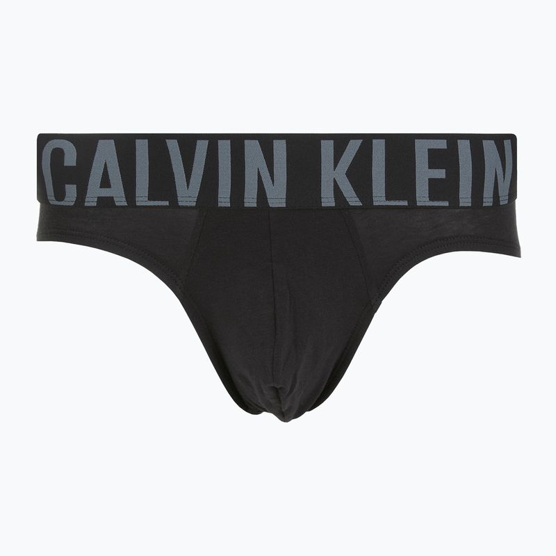 Slipy męskie Calvin Klein 000NB3607A Hip Brief 3 pary black bodies/turbulence/white/iridescent 3