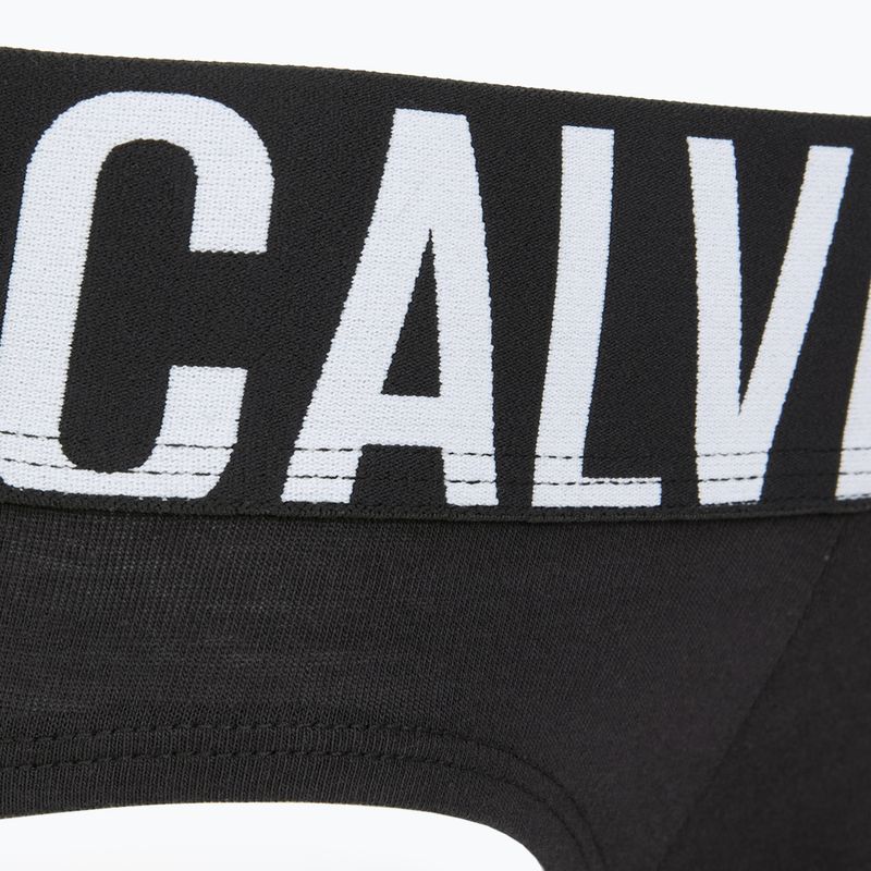 Slipy męskie Calvin Klein 000NB3607A Hip Brief 3 pary black bodies/turbulence/white/iridescent 6