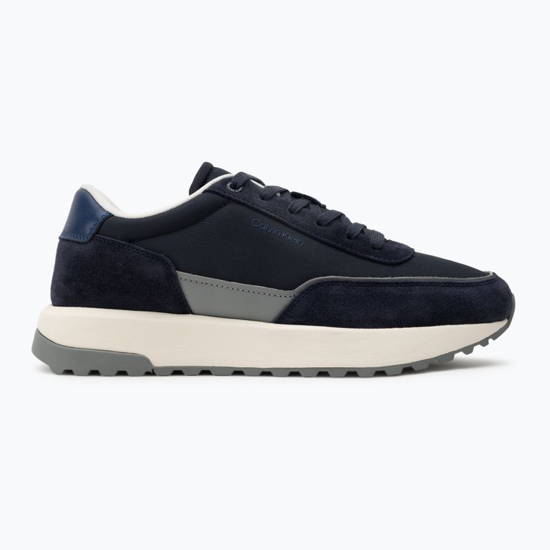 Buty męskie Calvin Klein HM0HM01714 Low Top Lace Up Repreve Mix navy/granite road/cobalt 2