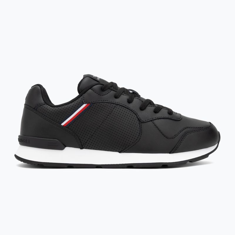 Buty męskie Tommy Hilfiger Runner Icon Leather black 2
