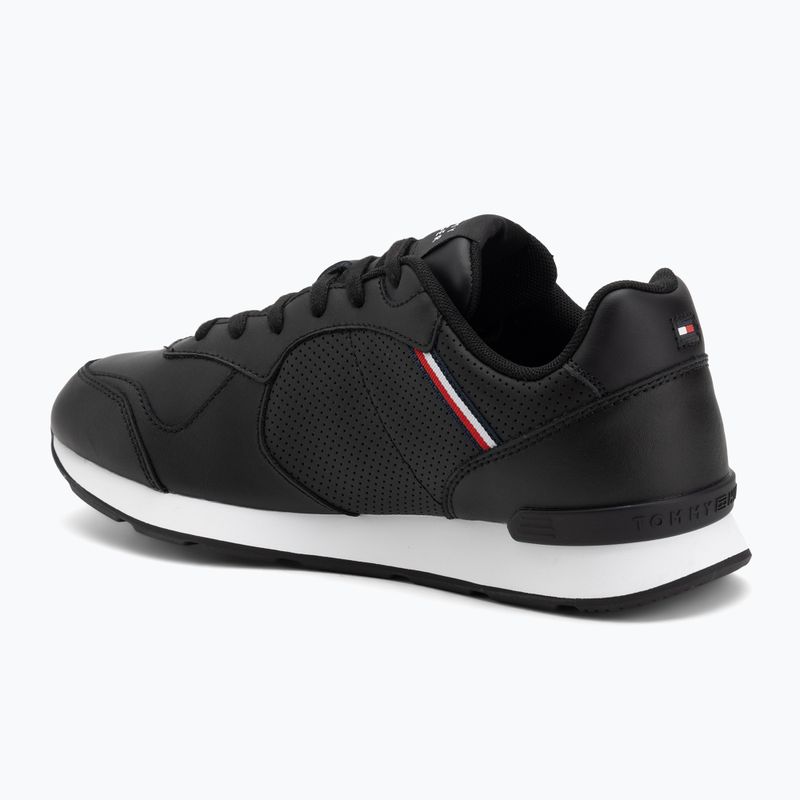 Buty męskie Tommy Hilfiger Runner Icon Leather black 3