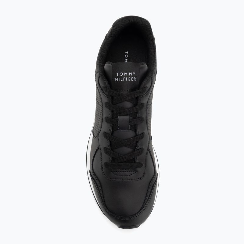Buty męskie Tommy Hilfiger Runner Icon Leather black 5