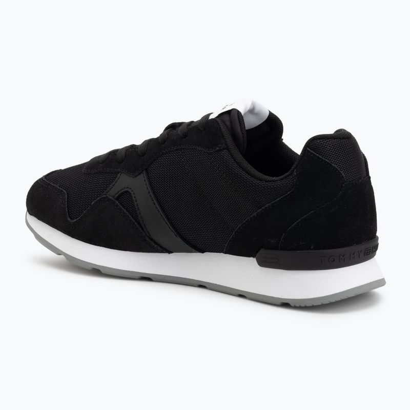 Buty męskie Tommy Hilfiger Runner Icon Mix black 3