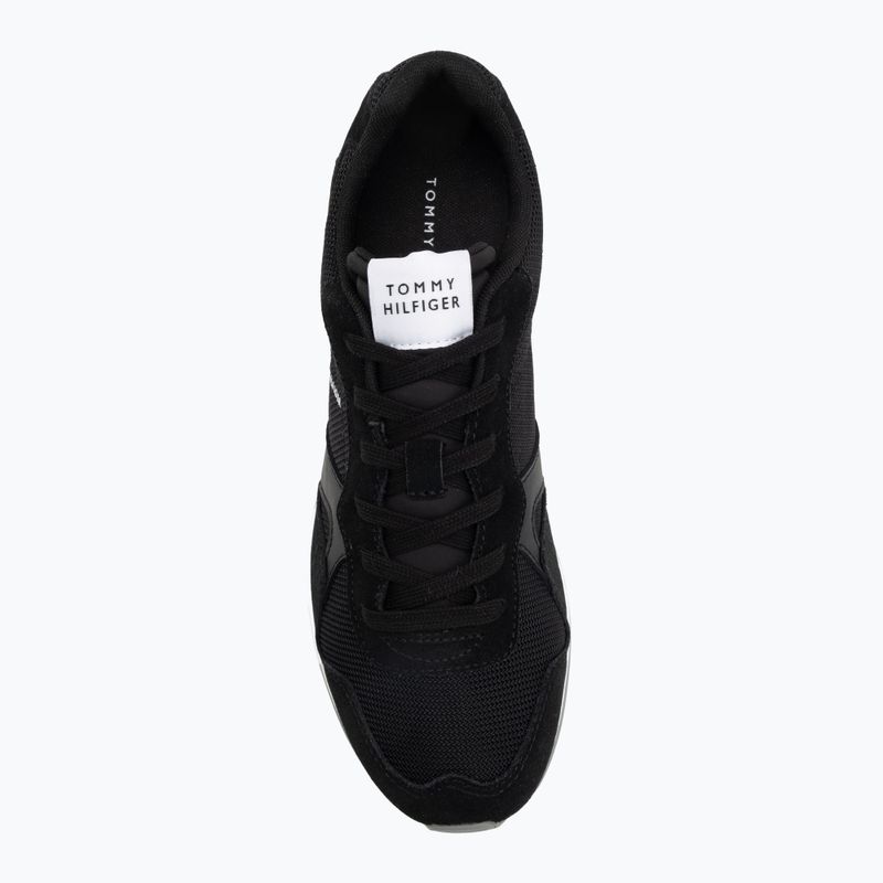 Buty męskie Tommy Hilfiger Runner Icon Mix black 5
