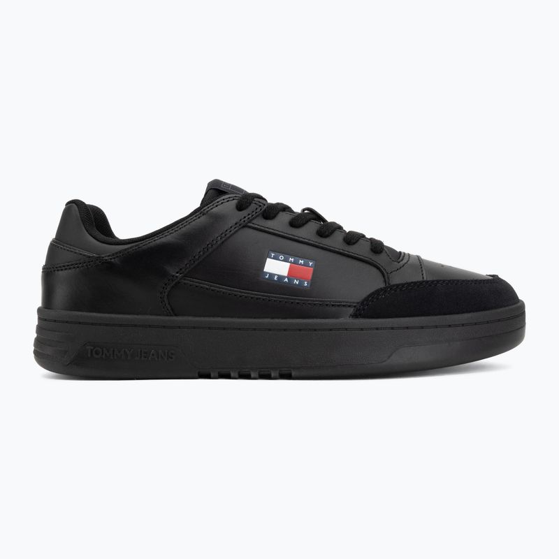 Buty męskie Tommy Jeans Cupsole Leather black 2