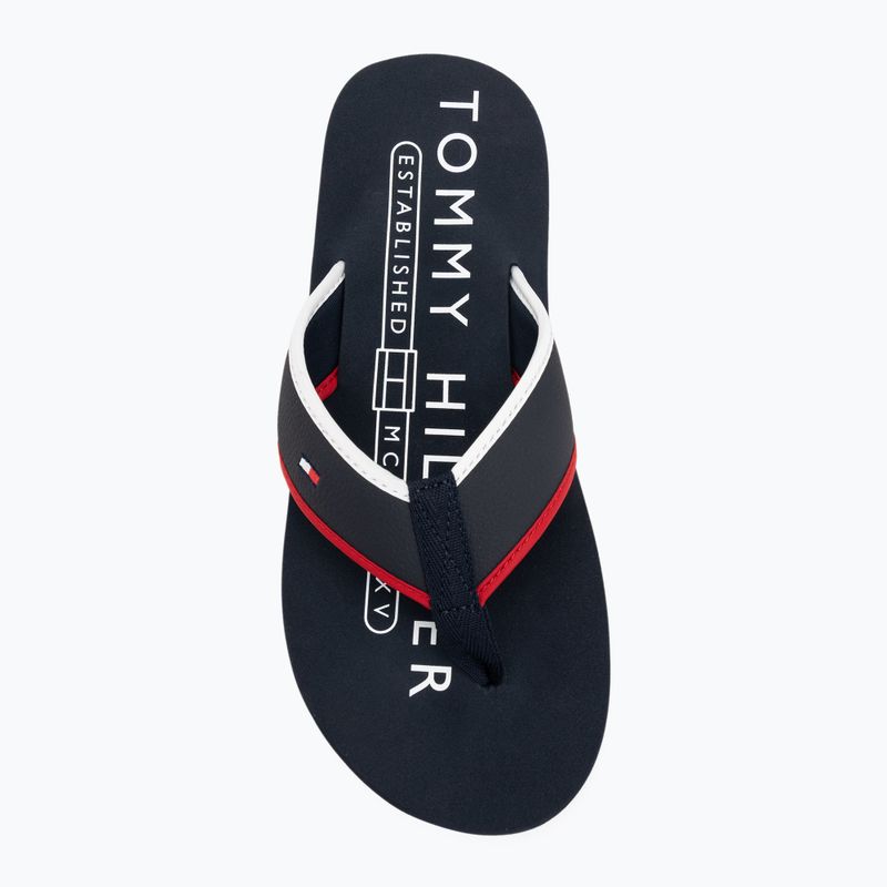 Japonki męskie Tommy Hilfiger Tumble Beach desert sky 5