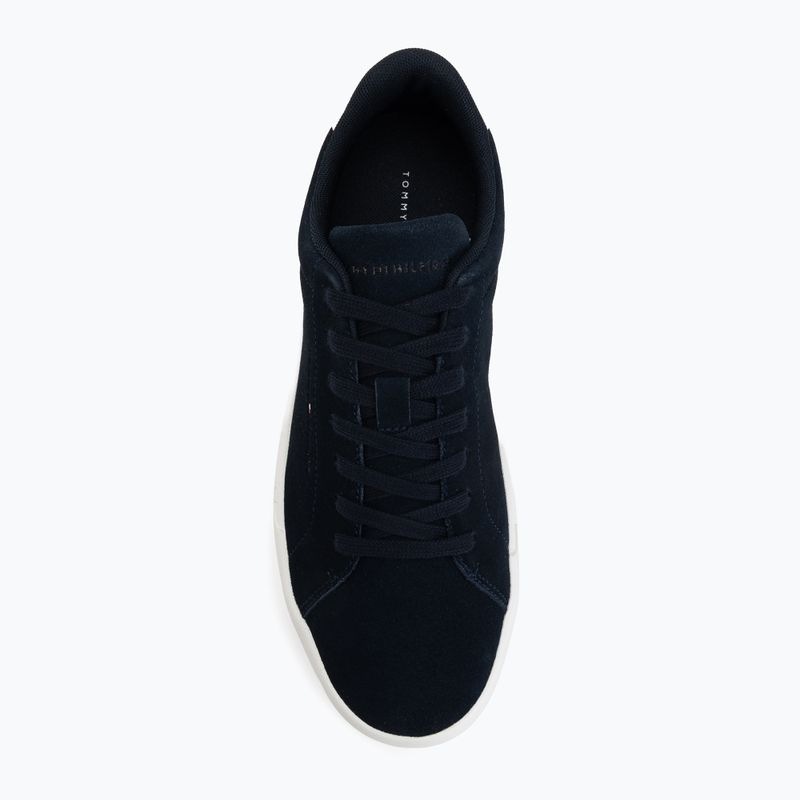 Buty męskie Tommy Hilfiger Court Core Suede desert sky 5