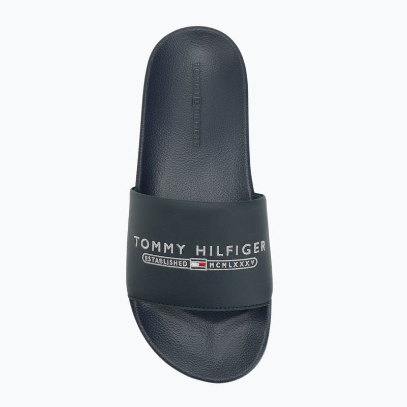 Klapki męskie Tommy Hilfiger Raised Pool desert sky 5