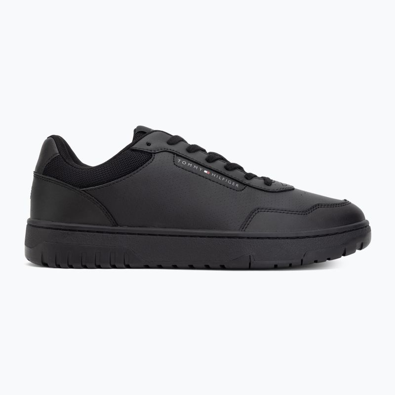 Buty męskie Tommy Hilfiger Basket Core Lite Leather black 2