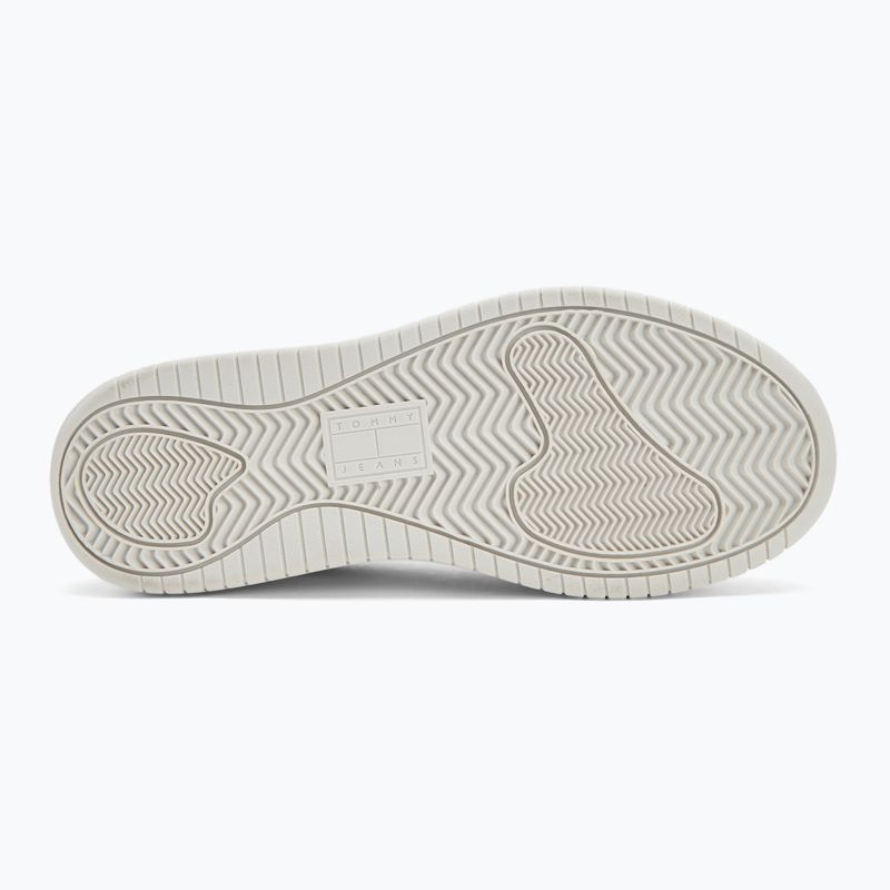 Buty damskie Tommy Jeans Retro Basket Flatform ecru 4