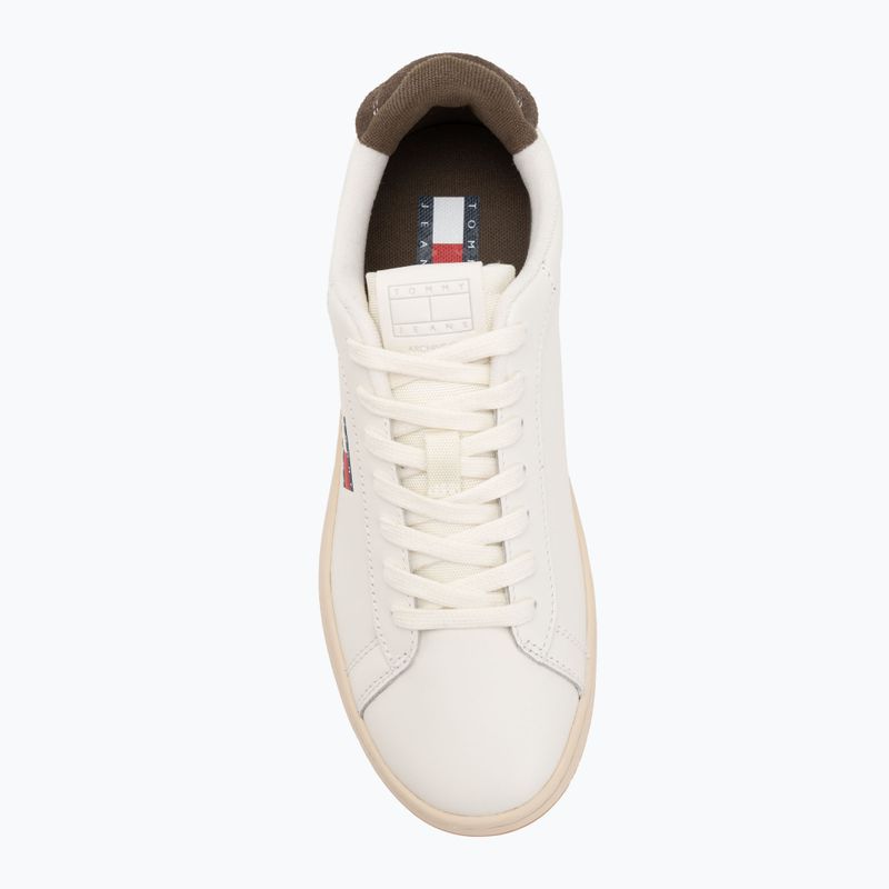 Buty damskie Tommy Jeans Archive Court ivory/homestead 5