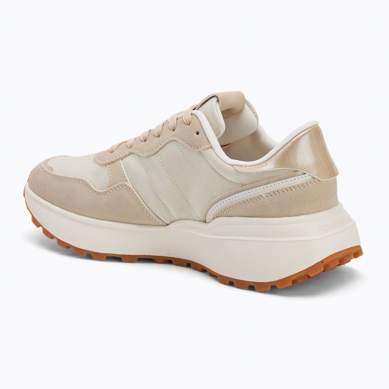 Buty damskie Tommy Jeans Cleated Runner white clay 3