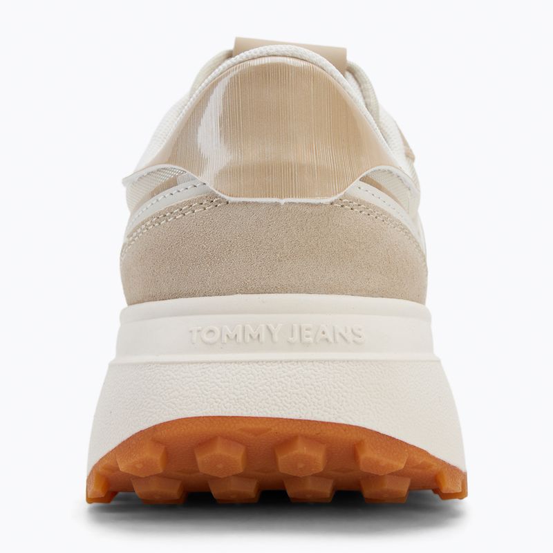 Buty damskie Tommy Jeans Cleated Runner white clay 6