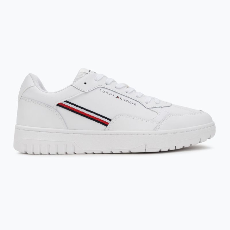 Buty męskie Tommy Hilfiger Basket Core Stripes white 2