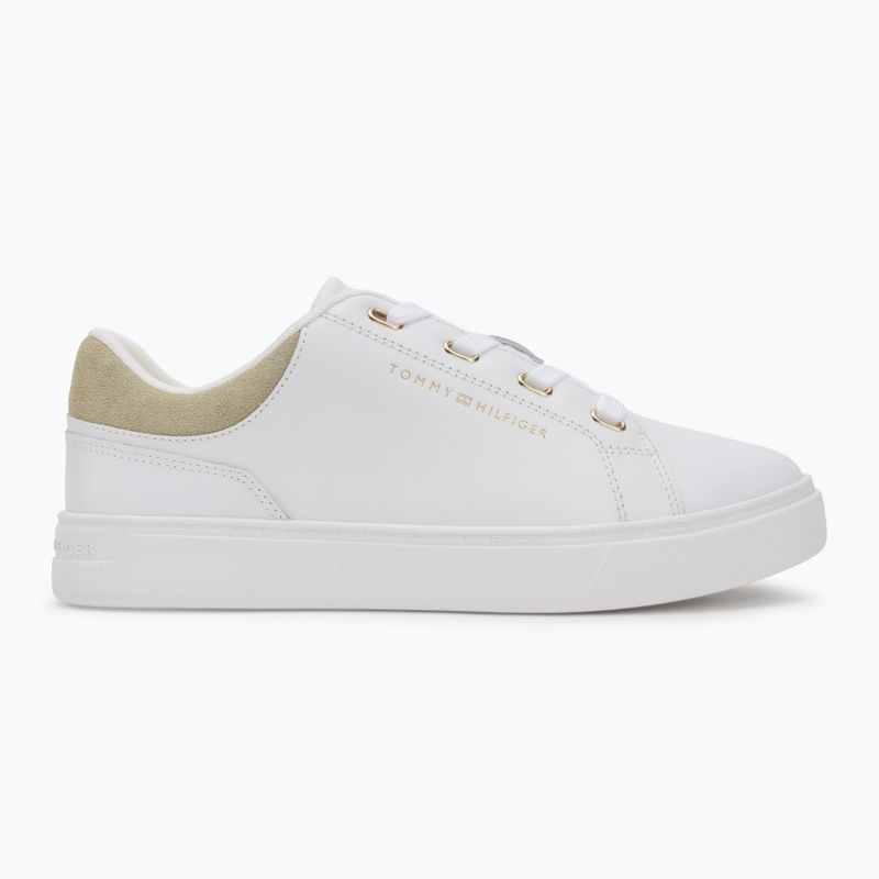 Buty damskie Tommy Hilfiger Casual Cupsole white/earth sage 2