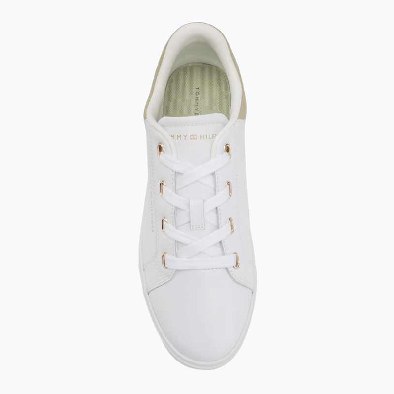 Buty damskie Tommy Hilfiger Casual Cupsole white/earth sage 5