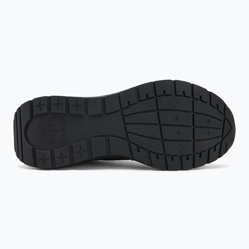 Buty męskie Tommy Jeans Runner Leather black 4