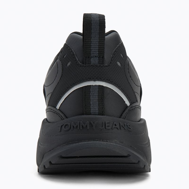 Buty męskie Tommy Jeans Runner Leather black 6