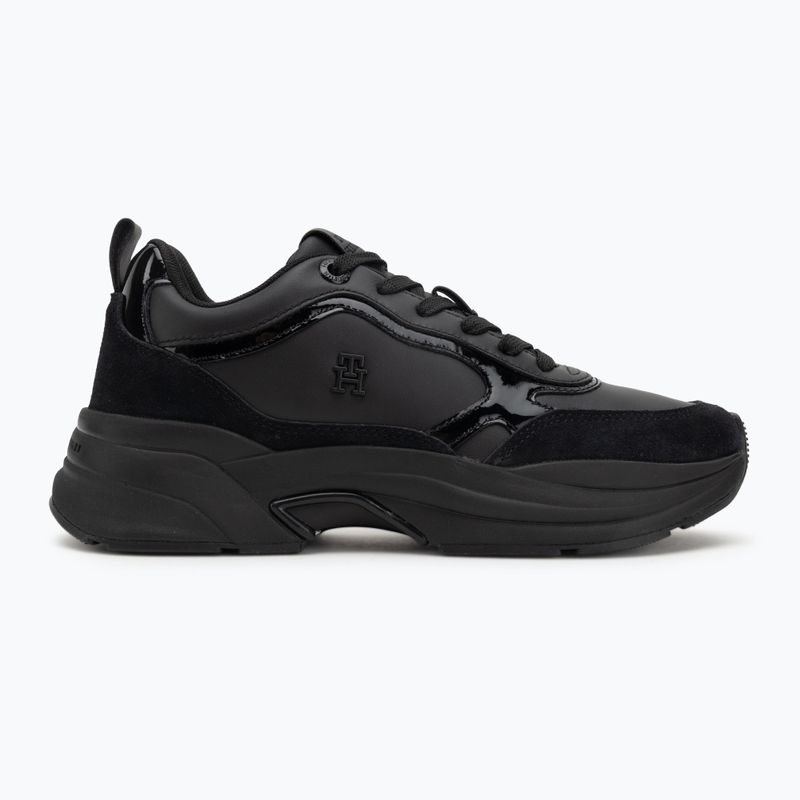 Buty damskie Tommy Hilfiger Chunky Runner Patent black 2