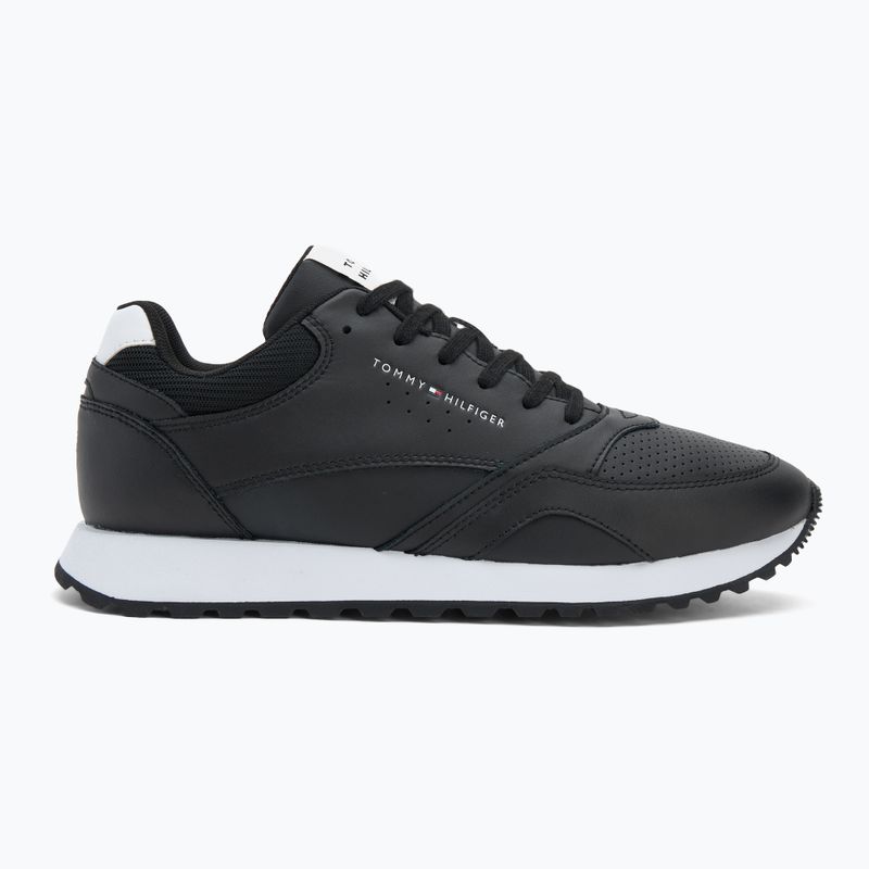 Buty męskie Tommy Hilfiger New Runner Eva Lth Ess black/white 2