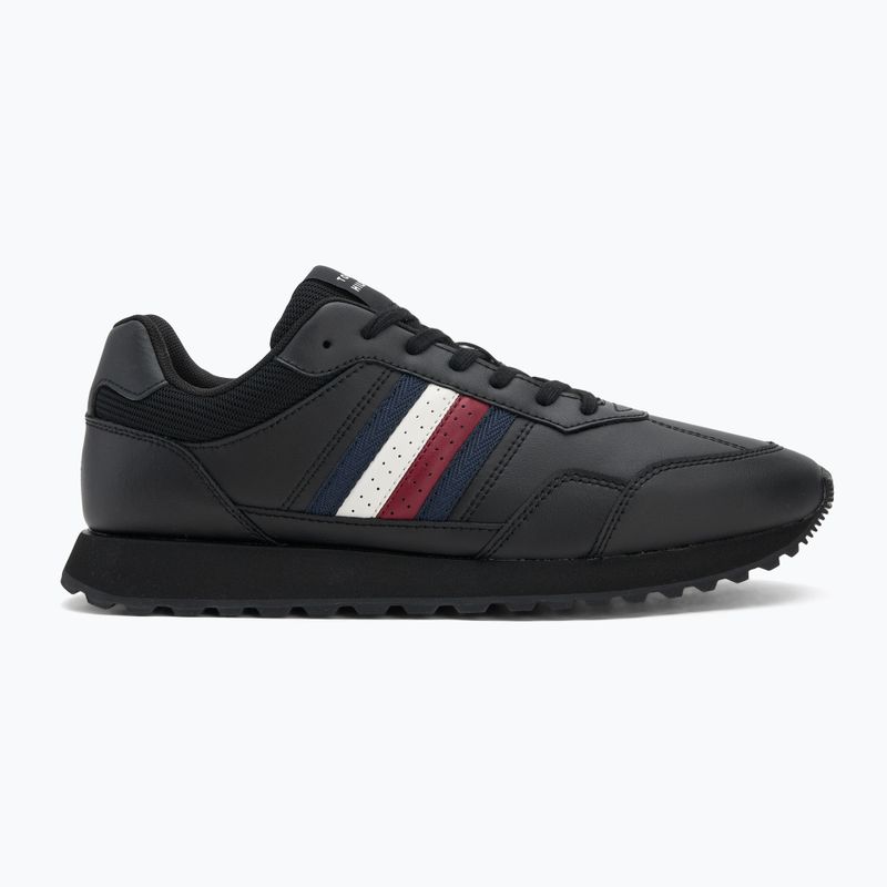 Buty męskie Tommy Hilfiger New Runner Eva Lth Stripes black 2