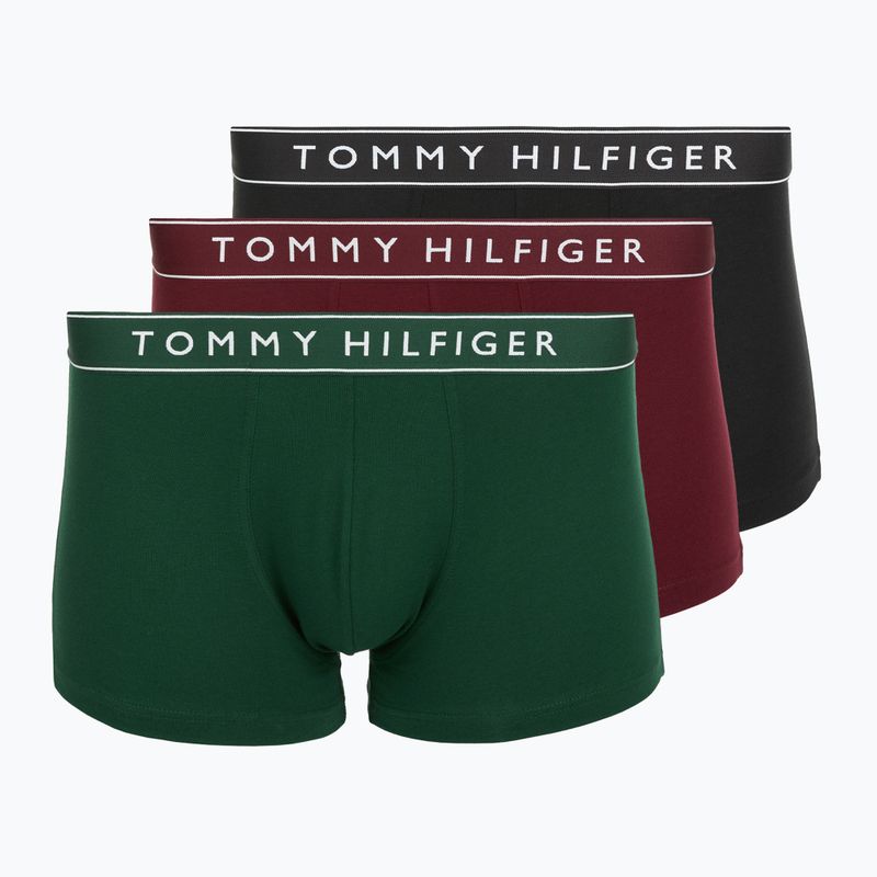Bokserki Tommy Hilfiger UM0UM03520 Trunk 3 pary orange green/deep rouge/black