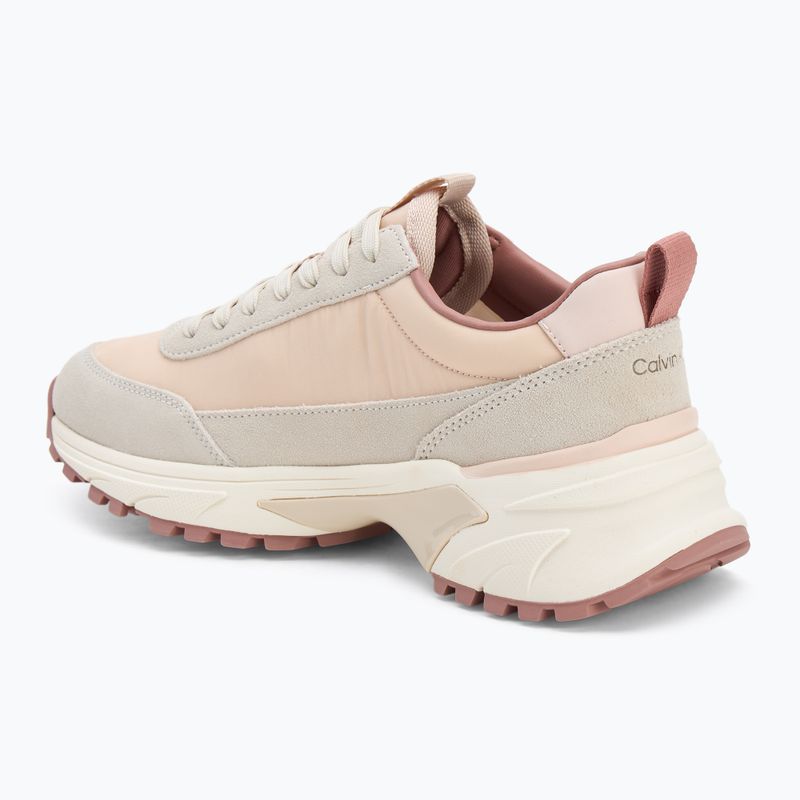 Buty damskie Calvin Klein YW0YW02075 Hike Runner Mg Nylon Mix whisper pink/dark ecru/dusty rose 3