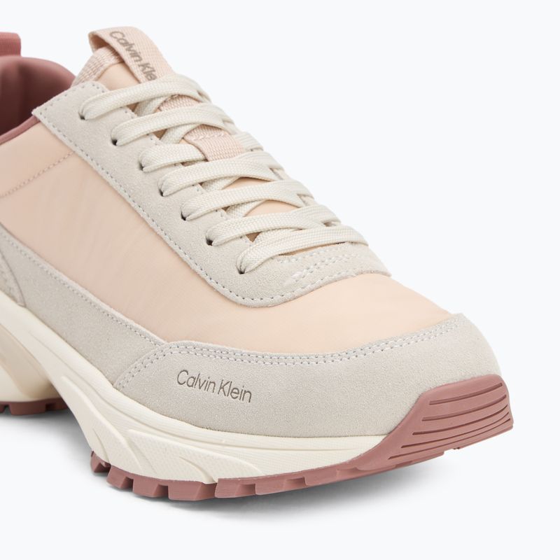 Buty damskie Calvin Klein YW0YW02075 Hike Runner Mg Nylon Mix whisper pink/dark ecru/dusty rose 7