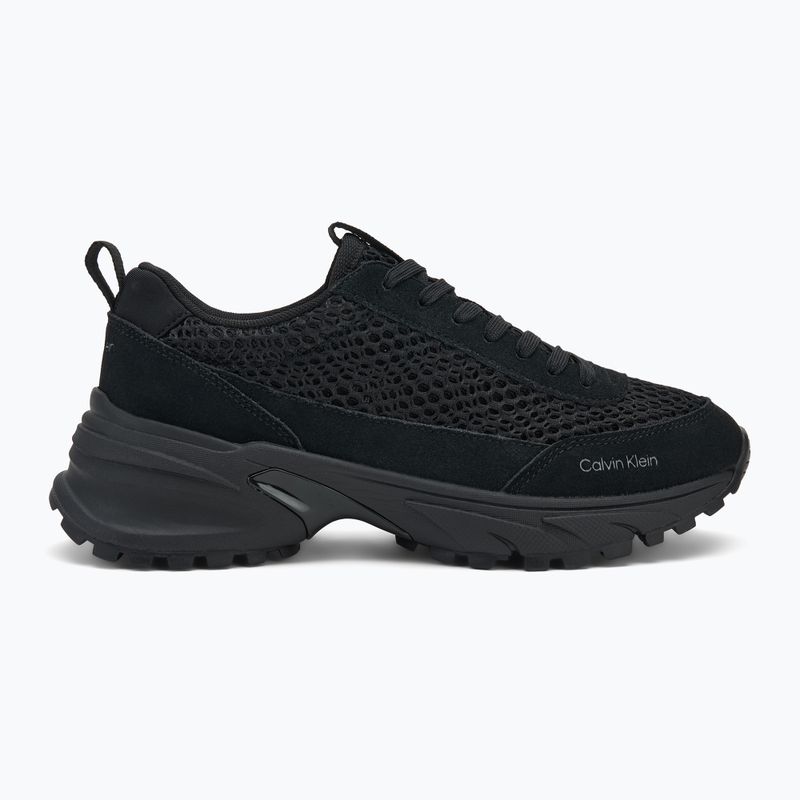 Buty damskie Calvin Klein YW0YW02030 Hike Runner Lace Up Techmix triple black 2
