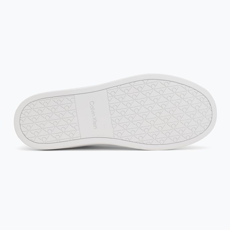 Buty męskie Calvin Klein YM0YM01435 Classic Cupsole Laceup Leather bright white/navy 4