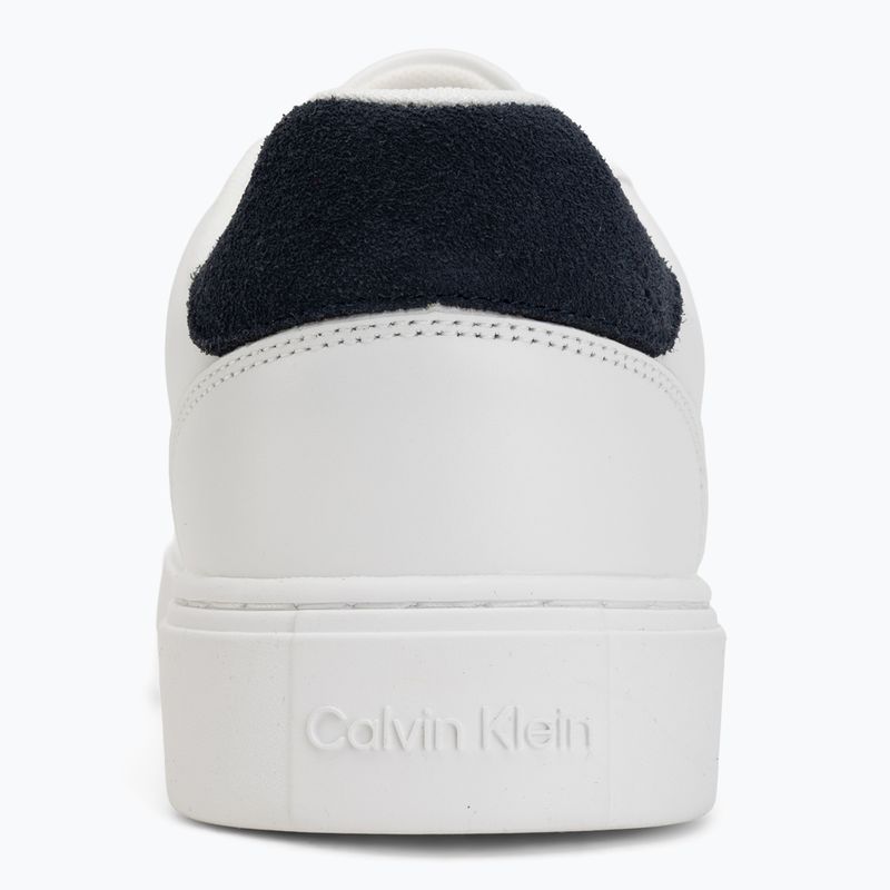 Buty męskie Calvin Klein YM0YM01435 Classic Cupsole Laceup Leather bright white/navy 6