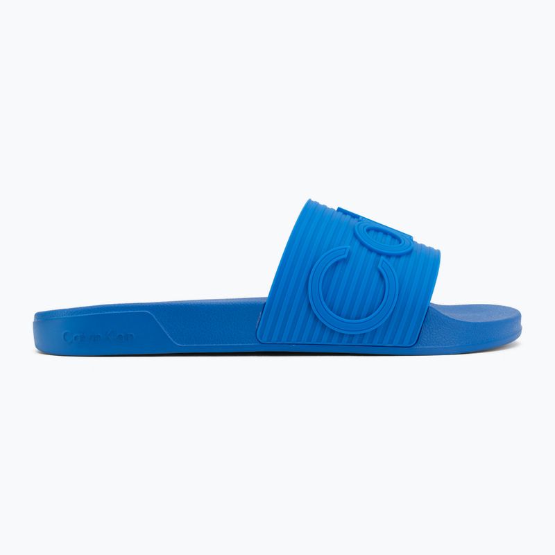 Klapki męskie Calvin Klein HM0HM02113 Ess Texture lapis blue 2
