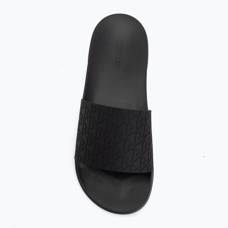 Klapki męskie Calvin Klein HM0HM02110 Ess triple black mono 5