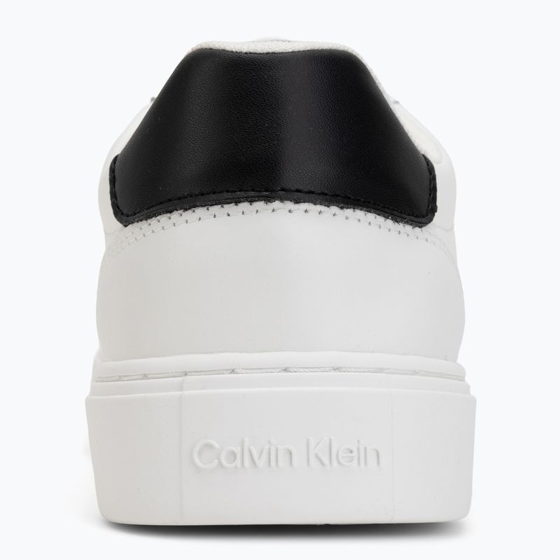 Buty męskie Calvin Klein HM0HM02237 Classic Cups Lace Leather EMB Tongue bright white/black 6