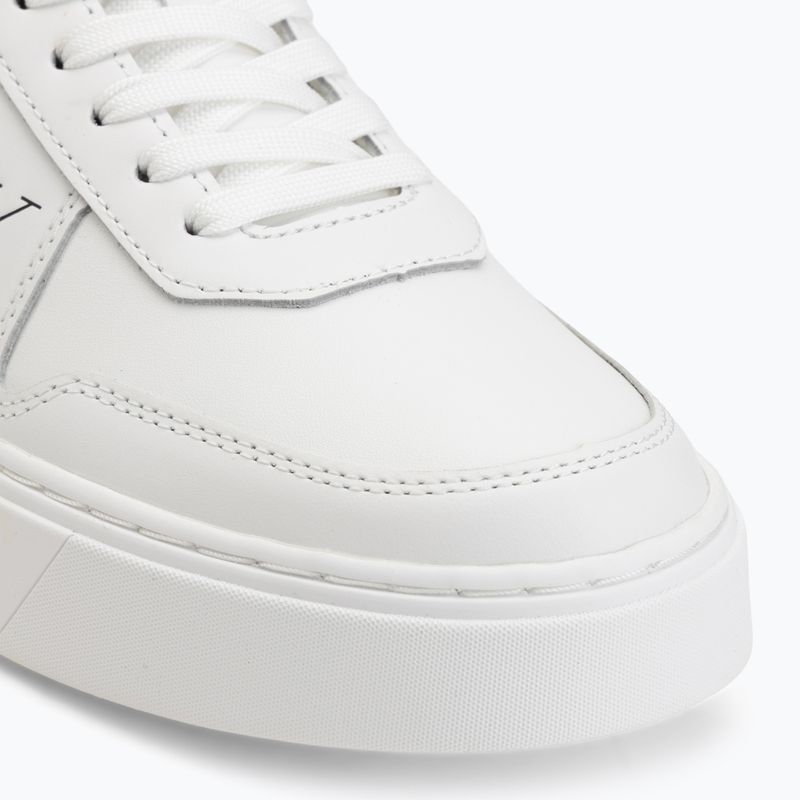 Buty męskie Calvin Klein HM0HM02237 Classic Cups Lace Leather EMB Tongue bright white/black 7