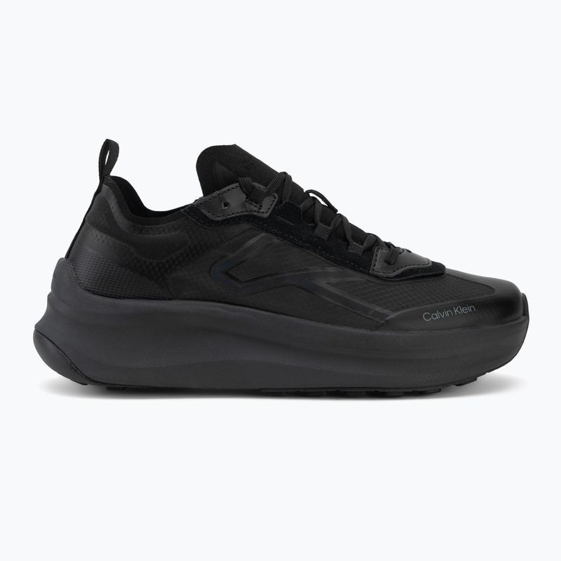 Buty męskie Calvin Klein HM0HM02160 Chunky Run Laceup Ck Stripe triple black 2