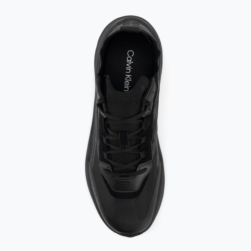 Buty męskie Calvin Klein HM0HM02160 Chunky Run Laceup Ck Stripe triple black 5