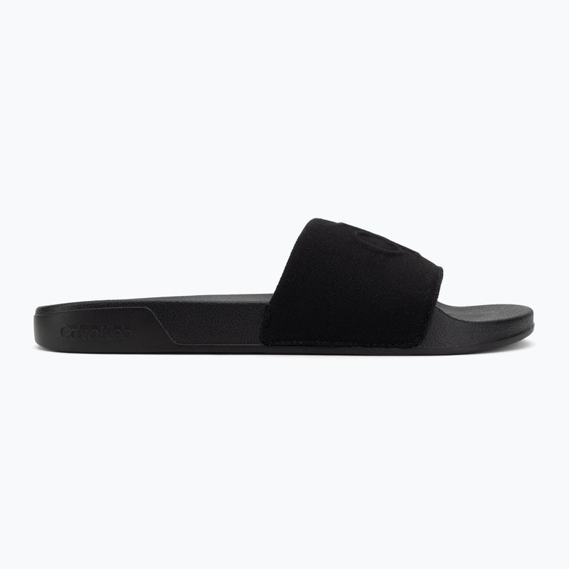 Klapki męskie Calvin Klein Ess Monogram triple black 2