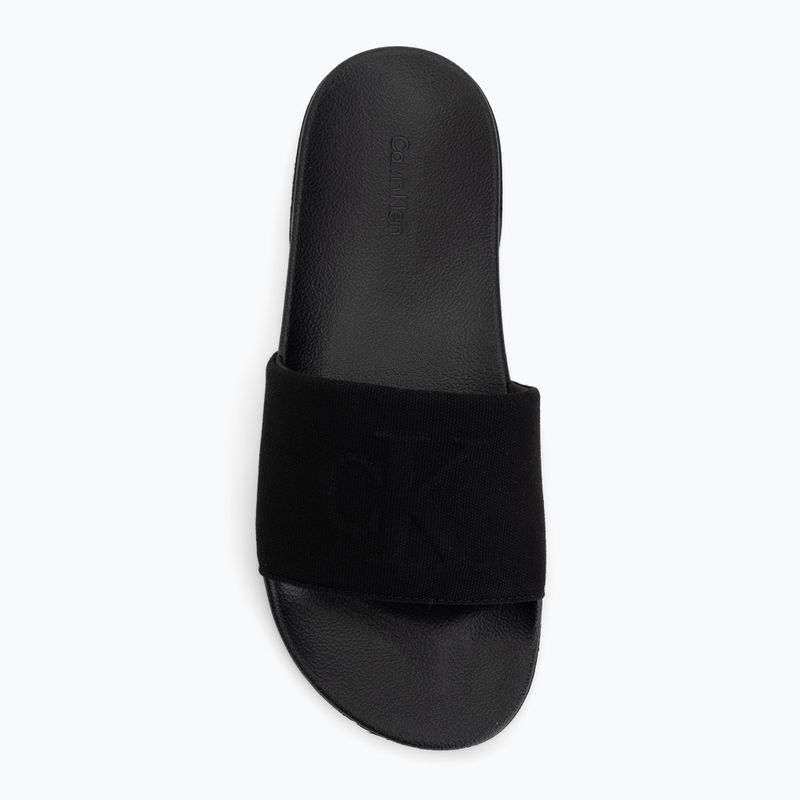 Klapki męskie Calvin Klein Ess Monogram triple black 5