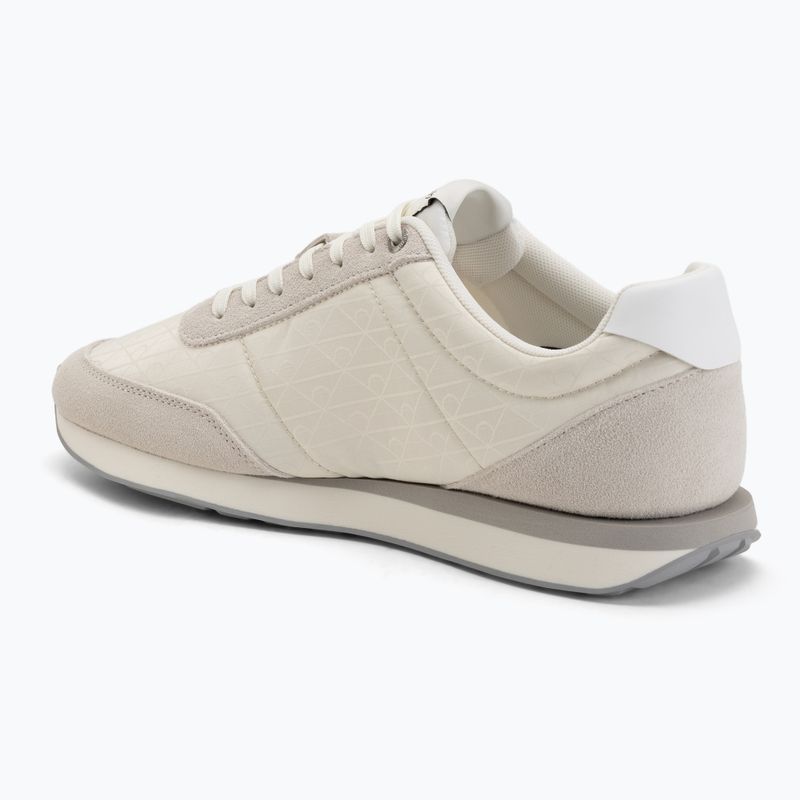Buty męskie Calvin Klein HM0HM02140 Retro Runner Ripstop Aop marshmallow/bright white 3