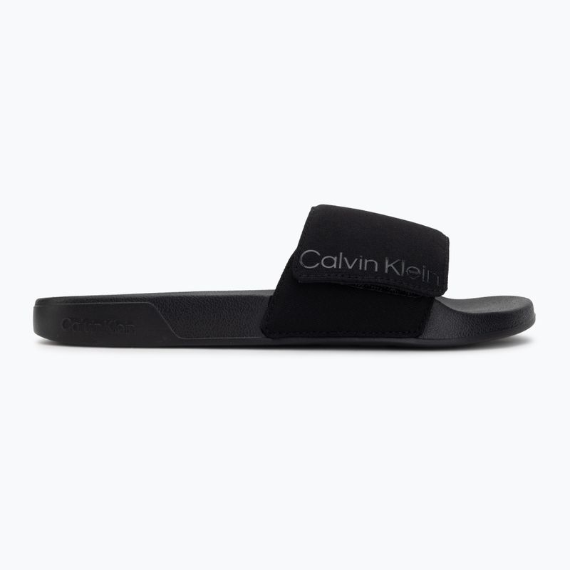 Klapki męskie Calvin Klein HM0HM02115 Ess Monobrand triple black 2