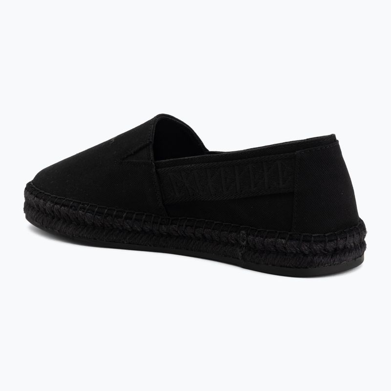 Espadryle męskie Calvin Klein HM0HM02075 Webbing riple black 3