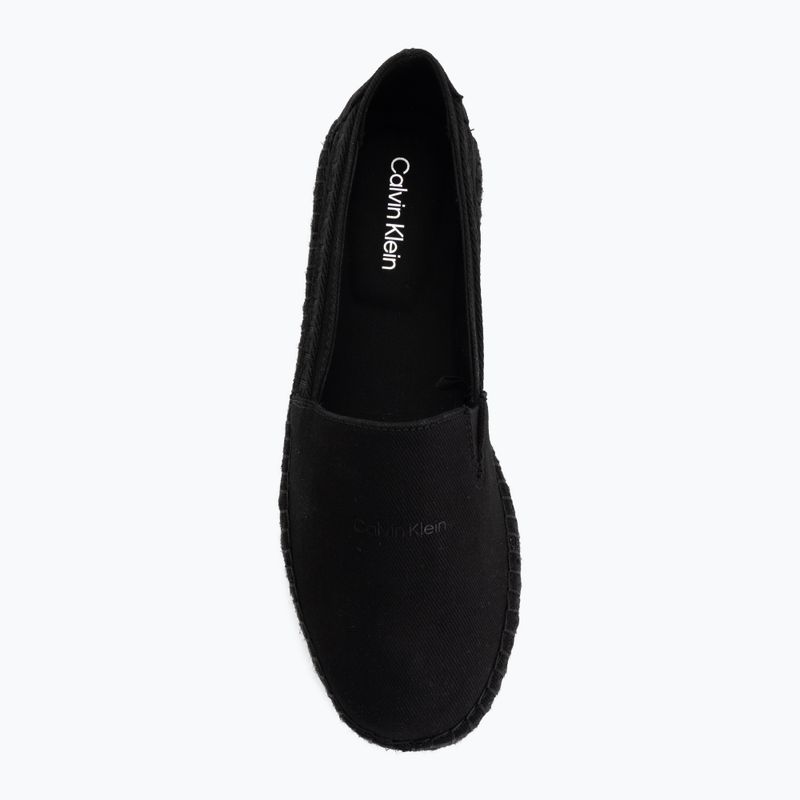 Espadryle męskie Calvin Klein HM0HM02075 Webbing riple black 5