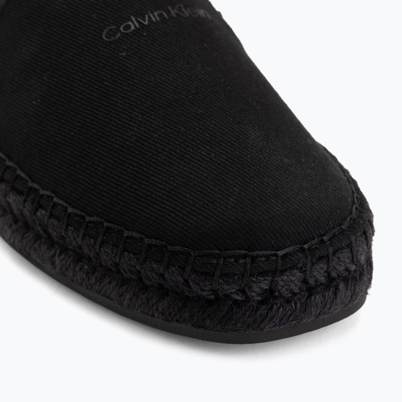 Espadryle męskie Calvin Klein HM0HM02075 Webbing riple black 7