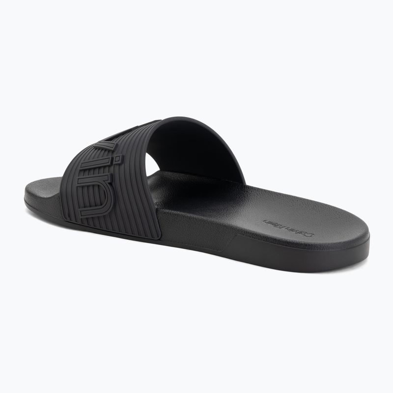 Klapki męskie Calvin Klein HM0HM02113 Ess Texture triple black 3