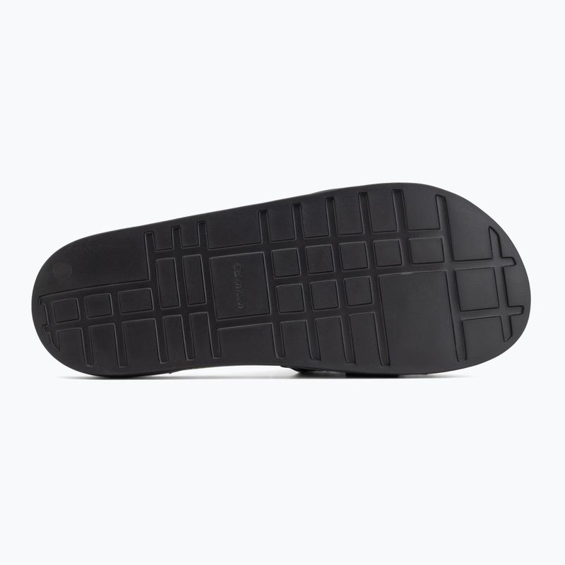 Klapki męskie Calvin Klein HM0HM02113 Ess Texture triple black 4