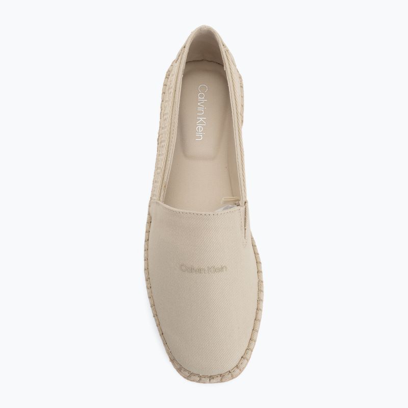Espadryle męskie Calvin Klein HM0HM02075 Webbing oatmeal 5