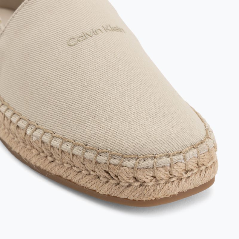 Espadryle męskie Calvin Klein HM0HM02075 Webbing oatmeal 7