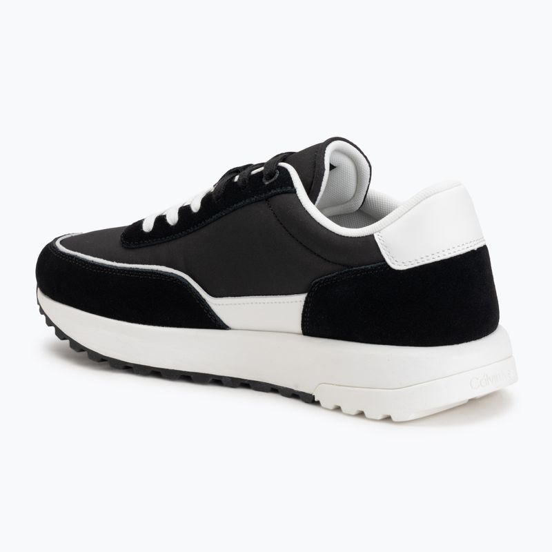 Buty męskie Calvin Klein HM0HM02144 City Runner Laceup Nylon Mix black/bright white 3